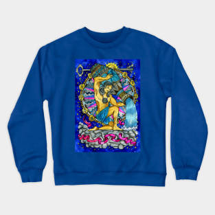 Aquarius (Water). Zodiac Design. Crewneck Sweatshirt